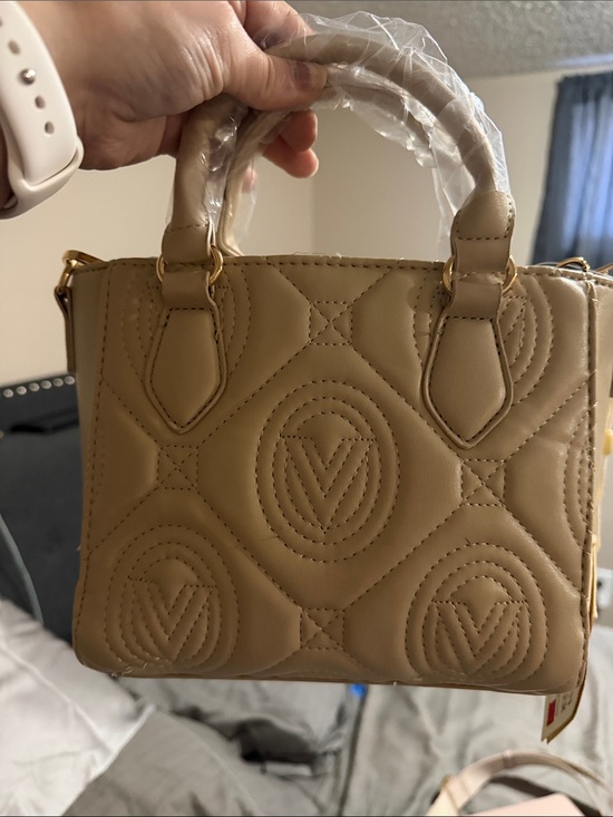 Valentino Orlandi Handbags - Valentino Quilted Top-Handle Mini Bag in Beige